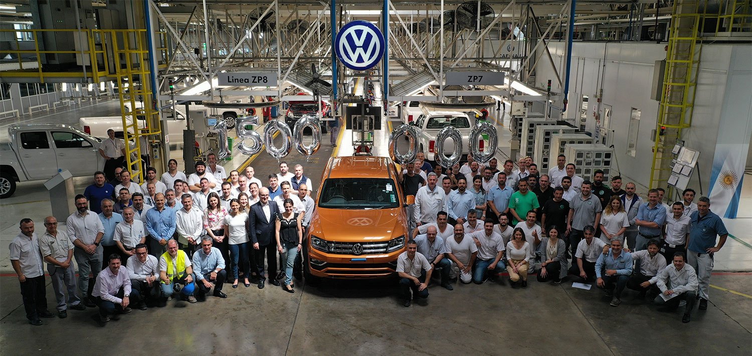 Producción de 1.500.000 de unidades Volkswagen en Pacheco